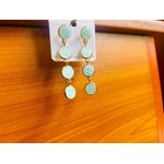 product_image_name-Fashion-Three-stone Drop Mint Earrings (-1