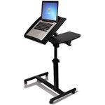 product_image_name-Generic-Adjustable Mobile Standing Computer Laptop Table Stand Desk, Black.-2