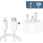 product_image_name-Generic-Apple 25W Adapter Fast Iphone Charger With Free  USB – C to Lightning Cable - White -2