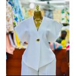 product_image_name-Generic Xim-Ladies Stylish Top- White, Cream, Purple, Yellow -1