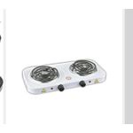 product_image_name-Generic-Hot Plate Portable Double Burner Electric Coil - White, Black-2