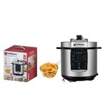 product_image_name-Hoffmans-14in1 Electric Pressure Cooker 6L, - SIlver-2