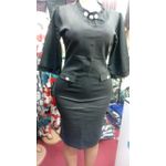 Beautiful straight dress - Black/multi color 