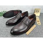 Classic Leather Penny Loafers – Dark Brown