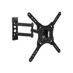  14"-55" Swivel, Tilt & Adjustable Full Motion TV Wall Mount Bracket - Black