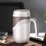 product_image_name-Generic-380ML Ceramic Travel Mug, Double Wall Insulated Thermo Coffee Mug With Leakproof Lid- Multicolor-6