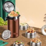 product_image_name-Generic-2.5L Multilayer Lunch Bento Box Stainless Steel Insulated Portable Food Thermal Flask Food Jar for Adult Food Container Box-4