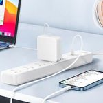 product_image_name-Ldnio-Multi Socket Extension Lead with 5 AC 3 USB Power Socket Plug Extender 2M Wall Mountable Universal Power Strip - White -8