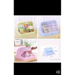 product_image_name-Generic-Multi-Purpose Bread Bin Kitchen Fruit Storage Box Organizer,Pink.-4