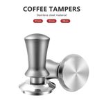 product_image_name-Generic-Coffee Tamper, Stainless Steel Built Spring Resistant Coffee Powder Tamper For Milk Tea- Color Silver-2