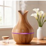 product_image_name-Generic-Rechargeable influencer led light wooden style Humidifier -5
