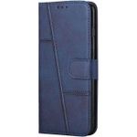 product_image_name-Generic-Samsung Galaxy A05 Wallet Flip Case, Magnetic Flip Cover with Card Slots & Cash Pocket, Full Protection dark blue -1