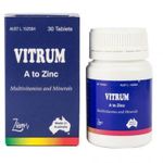Vitrum A To Zinc Multivitamins & Minerals 30’S
