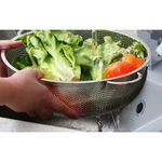 product_image_name-Other-4 Piece Rice,Vegetable Washing Strainer/Sieve/Colander- Silver-6