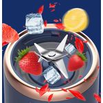 product_image_name-Generic-Rechargeable Portable Juicer Blender with a Mini Juice Cup - 2 in 1  with 6 Blades, Food Grade Materials for Home & Travel - BLUE-6