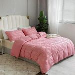 product_image_name-Generic-6*6 Embroidery Fabric Duvet Cover Set Soft Brushed Microfiber TC600 Duvet Quilt Comforter Cover Set Lightweight Breathable All Seasons Premium Hotel Quality Bedding Set With 2 Pillow Cases-1