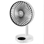 Dp Rechargeable Table Fan With Efficient Wind- White Blue