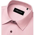product_image_name-Fashion-Alimens & Gentle Shirts Mens Dress Shirts Stretch Long Sleeve Formal Business Wedding Button Down Shirt Wrinkle Free (Pink)-2