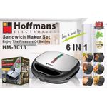 Hoffmans Hoffman's Sandwich maker Model HM-3013 - Black