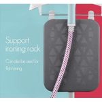 product_image_name-Electro Master-Fast Heat-up Handheld Vertical Steam Iron Standing Ironing For Clothes Garment Steamer With Ironing Board For Clothing Curtains 800 Watts With 1800ml Water Tank- Multicolor-8