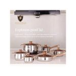 product_image_name-Generic-12Pcs Multi-purpose Stainless Steel Saucepans Dishes -Silver-3
