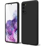product_image_name-All-S-Series Liquid Soft Silicone Case – For S7/S8/S9/S10/S20/S21/S22/S23/S24, Black-2