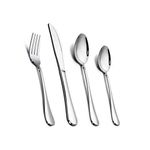 24pcs Stainless Steel cutlery set- silver.