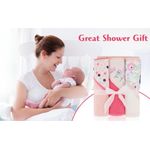 product_image_name-Generic-3 Pack Baby Girl hooded towel Hooded Towels - Multicolor-1
