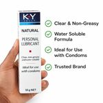 K-Y Jelly Natural Personal Lubricant 50g – Water-Based, Non-Greasy, Safe with Condoms