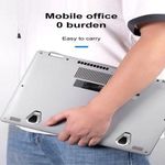 product_image_name-Generic-Shield Type Laptop Stand - 1 Pair - Silver/Black-2