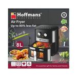 product_image_name-Hoffmans- 8L / 8 litres Manual Knob Electric Airfryer / Air Fryer -black-1