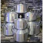 Premium Stainless Steel Cooking Pot Set – Strong, Stylish & Built for Everyday Cooking 