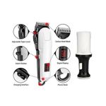Geemy 2 in  1 , Saloon Hair Clipper and trimmer with brush