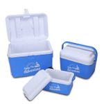 product_image_name-Generic-3 Piece Insulated Water Cooler 5L 18L 52L Outdoor Plastic Ice Chest Cool Cooler Box Bag Kit for Picnics, Fishing, Barbeques – Extra Lid Storage Compartment – Top Handle -Multicolor-4