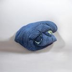 4PC Velvet Duvet - Navy blue