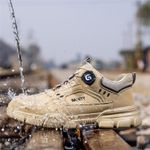 product_image_name-GALUIN-Breathable labor protection shoes, anti smashing and anti stabbing safety steel toe shoes, lightweight construction site work shoes-Brown-4