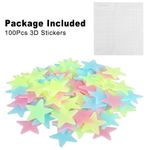 product_image_name-Generic-100 3D Glow-in-the-dark Star Wall Stickers-2