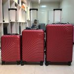 product_image_name-Generic-3 Piece Luggage Sets Hardside Suitcase with Spinner Wheels Password Baggage Box Lightweight Friction-Resistant ABS/PC And Code Lock 20'' 24'' 28 inch Travel Trolley Suitcase Sets- Multicolor-2