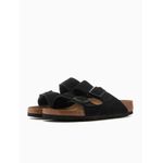 product_image_name-Fashion-Unisex Birkenstock-Style Cork Sandals - Double Buckle Adjustable Straps - Comfortable Casual Slides for Men & Women-3