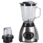product_image_name-Generic-1.5L Stainless Steel Base Glass Jar Blender - Silver-1