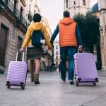 product_image_name-Generic-24 Inch 1 Piece Of Luggage Set, PP Hard Shell Suitcase with Spinner Wheels & TSA Lock, Lightweight Carry on Suitcase Set Carry-on Checked Bag-5