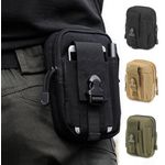 Outdoor Tactical Molle Pouch Utility Belt Waist Bag Pocket with Cell Phone Holster