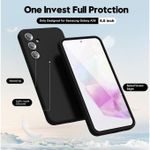 product_image_name-Samsung-Galaxy A35 5g Soft Rubber Liquid Silicone Case Cover Black-3