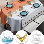 product_image_name-Generic-Rectangle Decorative Tablecloth,Table Cover,Msticker Tablecloth 137xcm,x183cm Table Cloth for Kitchen,Dust-Proof Foldable Soft, for Outdoor, Picnic, Camping, Party, Kitchen, Dining Room -3