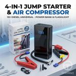 Unbranded 4in1 car jump starter & air compressor 