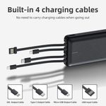 product_image_name-Original-Portable 10000mah Power Bank Ultra High Capacity With Inbuilt Cables (Type-C, Micro, Lightening And USB)Fast Charging PowerBank-3