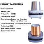 product_image_name-Generic-Instant Beverage Fast Heating Cup Cooler Smart Holder USB Refrigerator- Silver-4
