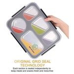 product_image_name-Generic-5 Compartment Lunch Box, Portable Food Flask Container-Pink-6