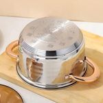 product_image_name-Kaisa Villa-6 Pieces Quality Stainless Steel Cookware Set With Thickened 5 Layers Bottom-Silver-2