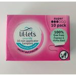 Lil-Lets SmartFit Super Non-Applicator Tampons.